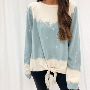 Hem & Thread Tie- Dye Sweater size Small